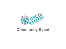 HSCQI Community Event Logo